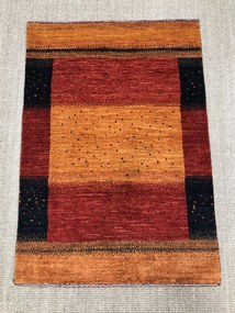 Loribaft Tappeto persiano 110 x 80 Giallo (Iran) Annodato A Mano