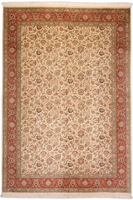 Cashmere Silk Tappeto 240 x 170 Beige (Indian) Annodato A Mano