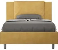 Letto 1 Piazza e Mezzo 120x210 cm Senza Rete Antea Ocra