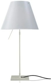 Costanza Lampada da Tavolo Alu/Bianco - Luceplan