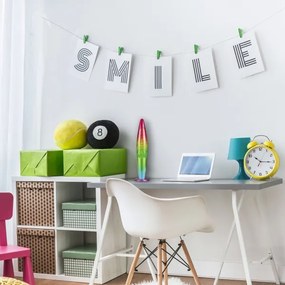 Rabalux 7008 - Lampada da tavolo per bambini GLITTER 1xE14/25W/230V