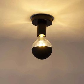 Plafoniera di design nera con riflettore G95 nero - Facile