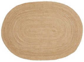 Tappeto di colore naturale in iuta tessuto a mano 140x200 cm Bombay – House Nordic
