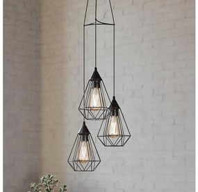 Eglo 94191 - Lampadario TARBES 3xE27/60W/230V