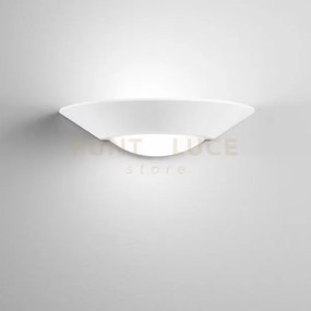 Applique a parete soleil bianca 1 luce attacco e14 42,5x21,3x10,3cm...