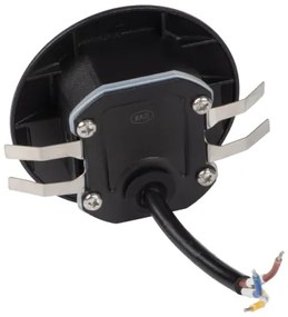 Kanlux 39121 - Lampada LED per scale EXIN LED/2,5W/230V 3000K IP65 nera, tonda.