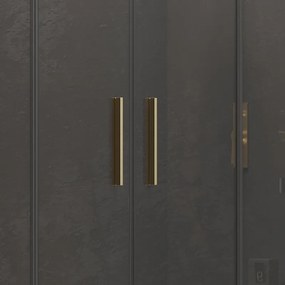 Kamalu - box doccia 90x160 colore oro opaco doppio scorrevole | ke-6000g