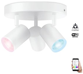 WiZ - Faretto LED RGBW Dimmerabile IMAGEO 3xGU10/4,9W/230V Wi-Fi CRI 90 bianco