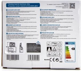 Aigostar - Proiettore LED con sensore LED/10W/230V 4000K IP65 bianco