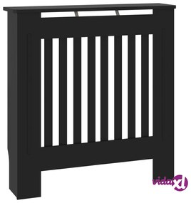 vidaXL Copertura per Radiatore Nera in MDF 78 cm