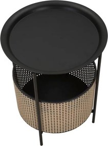 Tavolino rotondo in metallo ø 40 cm Osaka – Mauro Ferretti