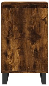 Credenza rovere fumo 40x35x70 cm in legno multistrato