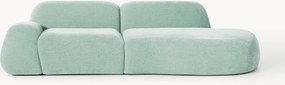 Chaise longue componibile 3 posti in teddy Wolke