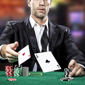 Costway Set di chip da poker texas holdem con 400 pezzi e 2 mazzi di Carte, Set poker 400 fich per serate in famiglia e viaggi