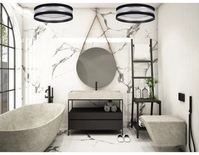 Plafoniera LED dimmerabile SMART CORAL LED/24W/230V Wi-Fi Tuya nero + tc