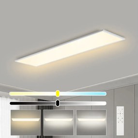 Brilagi - Lampada LED dimmerabile SLIMFRAME LED/58W/230V 120x30 cm bianco + telecomando
