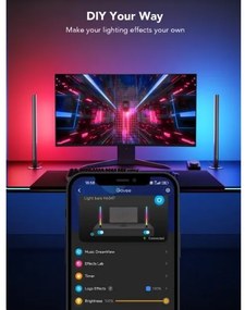 Govee - SET 2x Smart Gaming Wi-Fi LED RGBIC Panels + Smart Dual + +TC