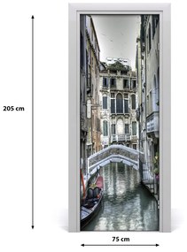 Adesivo per porta interna Venezia, Italia 75x205 cm