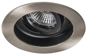 Faretto da incasso Rondoo in acciaio set da 5