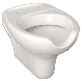 Wc Sospeso Accessibile Con Scarico a Parete Bianco Lucido