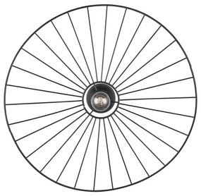 Nero opaco apparecchio da soffitto ø 60 cm Chapeau - Trio