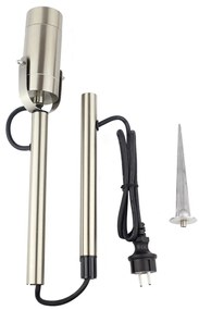 Faretto a Picchetto Acciaio Inox Orientabile GU10 IP54 Alt. 61cm
