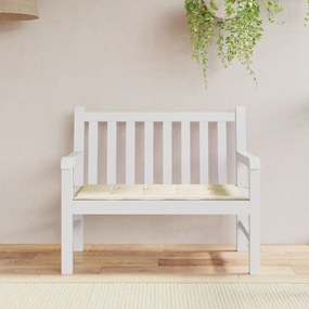 Cuscino Per Panca Crema 100x50x3 Cm İn Tessuto Oxford /