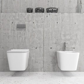 Kamalu - Sanitari bagno sospesi senza brida | LITOS-S