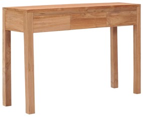 Tavolo Consolle 110x35x75 Cm İn Legno Massello Di Teak /