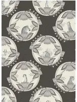 Tapete Ardmore Cameos von Cole & Son - Black/ White