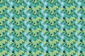Carta da parati autoadesiva – Astrazione del giardino delle foglie