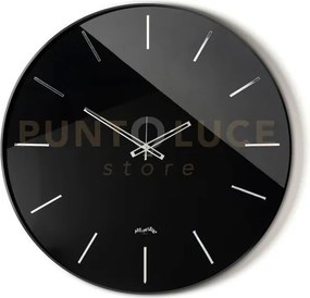 Orologio da parete giotto 60 nero,crystal luxe nero