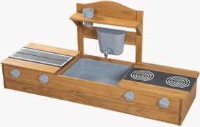 Sandbox da balcone in legno con cucina per fango Lilo