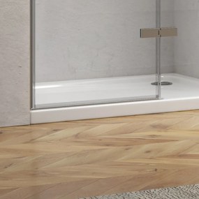 Porta doccia 130cm battente con laterale fisso KT4000 - KAMALU