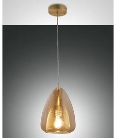 Fabas Luce -  Britton SP  - Lampada con diffusore in metallo e vetro