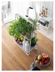 Scaffale in metallo grigio chiaro 23x58 cm A-Table - Zone