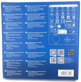 Aigostar - LED RGBW Dimmerabile muro Lampada MESH Smart LED/12W/230V + +TC nero