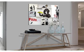 Quadro Banksy  Police Fantasies  Colore Nero, Dimensioni e Misure 120x80