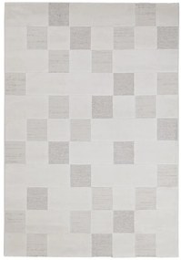 Tappeto Puro 1 geometrico bianco, L 290 x L 200 cm
