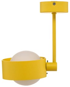 Euluna Plafoniera Mado di acciaio, giallo, 1 luce