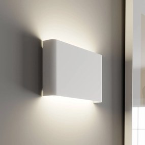 Nowodvorski Lighting Applique Haga, bianco, metallo, G9, up/down, larghezza 25,5 cm