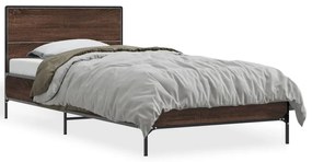 Giroletto Rovere Marrone 90x190 Cm Legno Multistrato E Metallo /