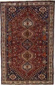 Shiraz Tappeto 250x160 Rosso (Iran) Annodato A Mano