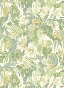 GP & J Baker Carta da parati Tropical Floral - Soft Green