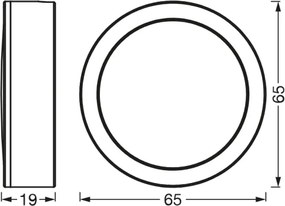 Osram - Set di 3 lampade sottopensili a LED UNDERCABINET LED/3W/230V 3000K nere