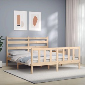 Giroletto Senza Materasso 160x200 Cm İn Legno Massello Di Pino /