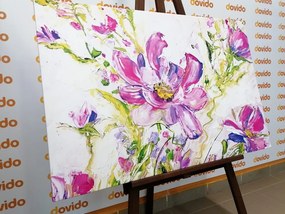 Stampa su tela – Fiori dipinti dell'estate