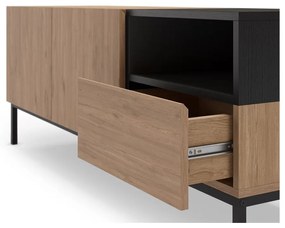 Mobile TV color legno naturale 140x55 cm Cailin - Marckeric