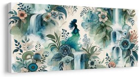 Quadro su tela – Ragazza misteriosa nel bosco