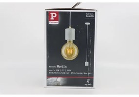 Paulmann 79750 - 1xE27/20W Lampadario su corda NORDIN 230V